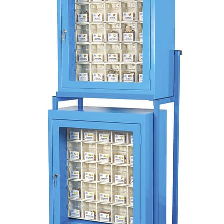 Lockable Fitting Cabinet Stand