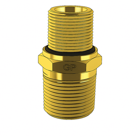 Unequal Hex Nipple Imperial - Metric