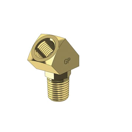 45 Degree Female - Male Swivel Elbow