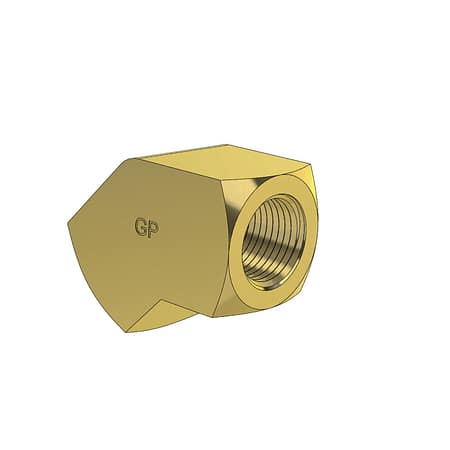 45 Degree Female Elbow Brass