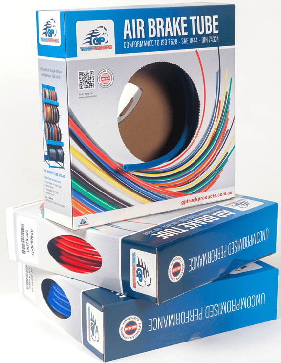 tube boxes stacked top box open showing tube